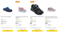 Liberty Mens footwear starting @ ₹300