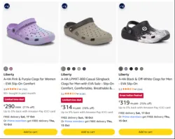 Liberty Mens Clogs at minimum 71% Discount