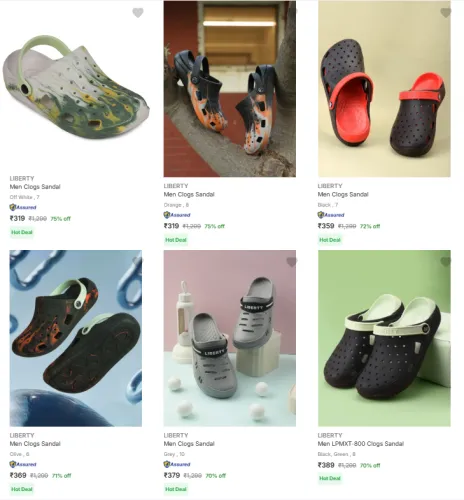 Image of Liberty Men’s Clogs @ Minimum 70% Discount