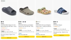 Liberty Mens Flip Flops at minimum 70% Discount