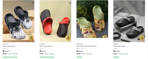 Image of Liberty Men’s Footwear at minimum 70% Discount