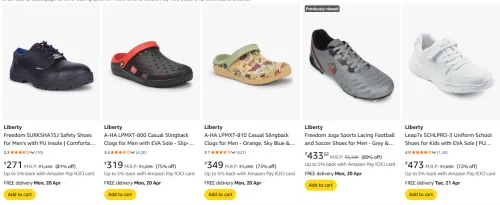 Image of Liberty Men's Footwear Upto 75% Discount