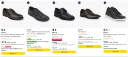 Liberty Mens Formal Shoes upto 80% Discount