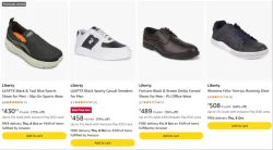 Liberty Mens Shoes at minimum 75% Discount