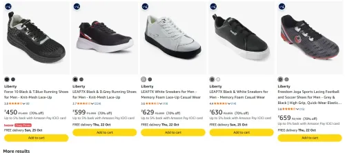 Image of Liberty Men's Shoes at minimum 70% Discount