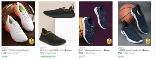 Image of Liberty Men's Shoes upto 85% discount 