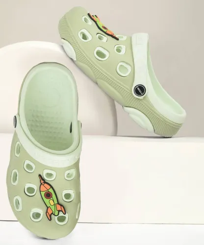 Image of LIBERTY Sling Back Clogs For Boys (Green 4 - 4.5 year)