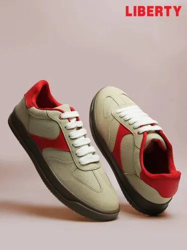 Image of LIBERTY  SPORTSTAR7 Casual Shoes For Men  (Beige , 9)