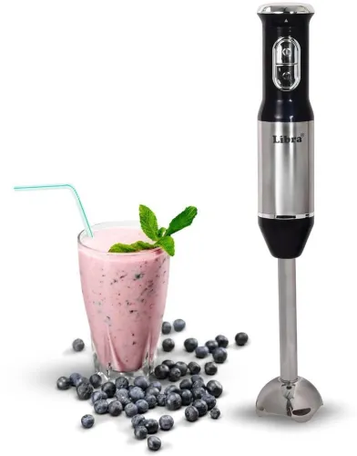 Image of LIBRA 1200 W Stainless Steel, Black Hand Blender  
