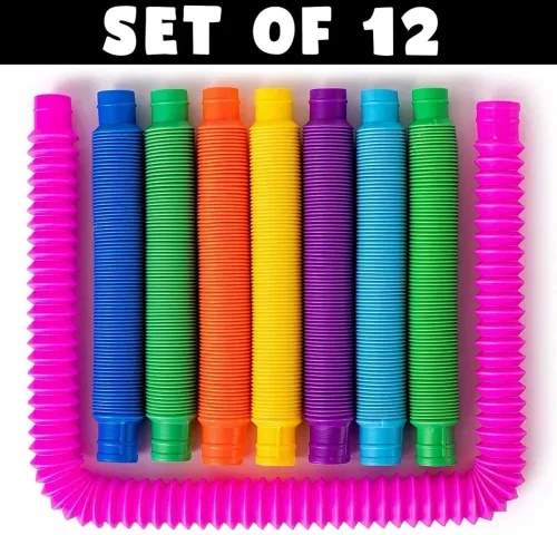 Image of LIBRA 12Pack Mini Pop and Tubes Toys