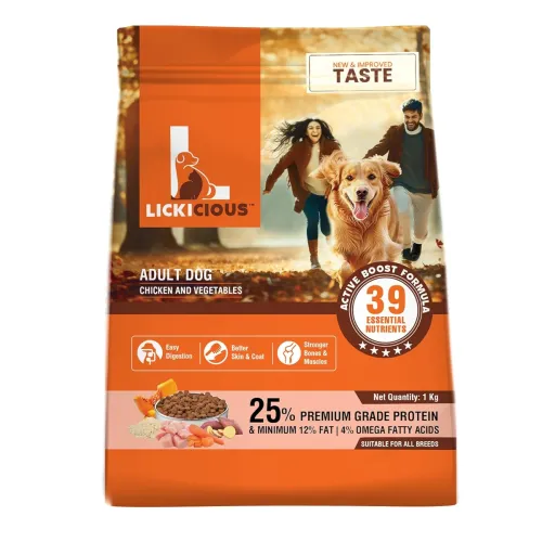 Image of LICKICIOUS Dry Dog Food Adult 1kg 