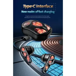 Life Like TWS Gaming Earbuds, Type-C Fast Charging, Ultra-Low Latency