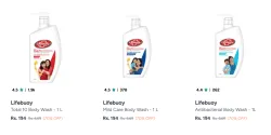 Lifebuoy Body Wash at minimum 70% Discount