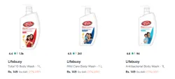 Lifebuoy Bodywash Minimum 70% Discount