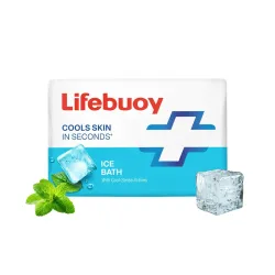 LIFEBUOY Ice Bath Soap Combo Pack of 5, 125g each, for Instant Cooling in Summers, with Menthol and Cool Sense Actives, Refreshing Fragrance, Designed for Indian Summer, for Men and Women
