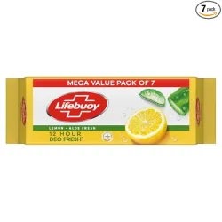Lifebuoy Lemon Fresh Soap 125 g (Buy 5 Get 2 Free)