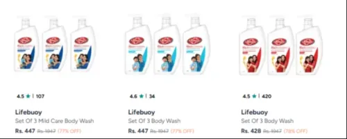 Image of Lifebuoy Lemon Hand Wash Minimum 78% Discounts 