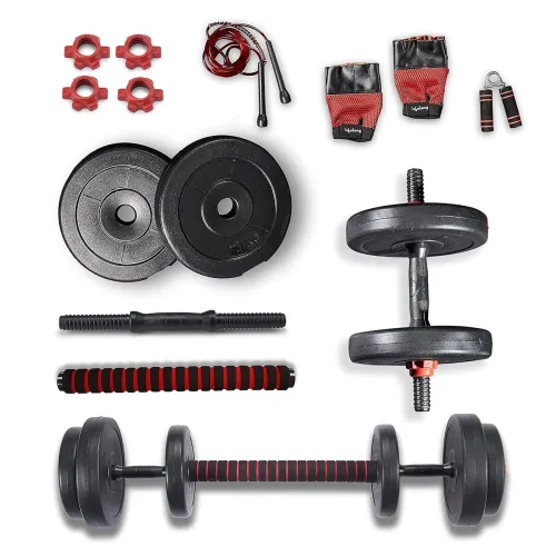 Image of Lifelong 10kg PVC Home Gym Set