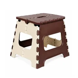 Lifelong 12 Inch Foldable Plastic Step Stool | Heavy Duty Folding Stool for Adults & Kids with Carry Handle | Anti-Skid Portable Multipurpose Sitting Stool for Kitchen, Bathroom, Home, Garde...
