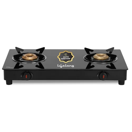 Image of Lifelong 2 Burner Gas Stove Top for Kitchen