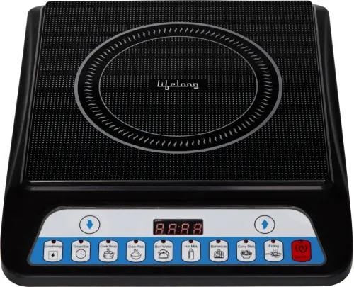 Image of Lifelong 2000 W Induction Cooktop Push Button (Blue, LLIC12)