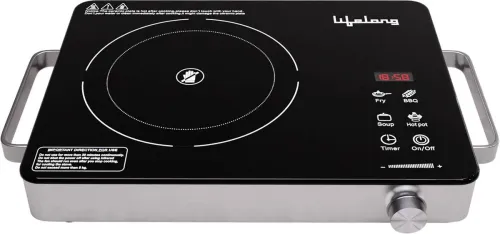Image of Lifelong 2000 W Radiant Cooktop Touch Panel  (Black, Infrared InductionLLIRC001)