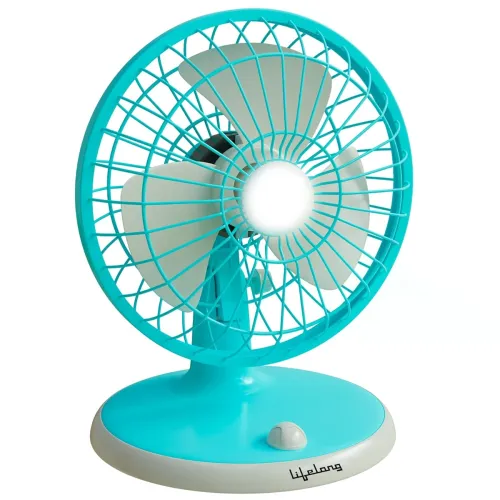 Image of Lifelong 200mm Table Fan High Speed for Home with LED Ligh