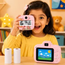 Lifelong 2-in-1 Kids Mini Printer Camera