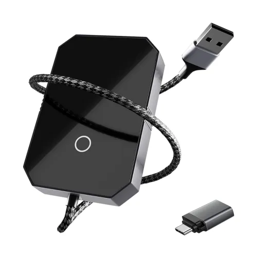 Image of Lifelong 2-in-1 Wireless Carplay Adapter | Wireless Android Auto Adapter for car|Carplay Device for car | Supports 5.8GH