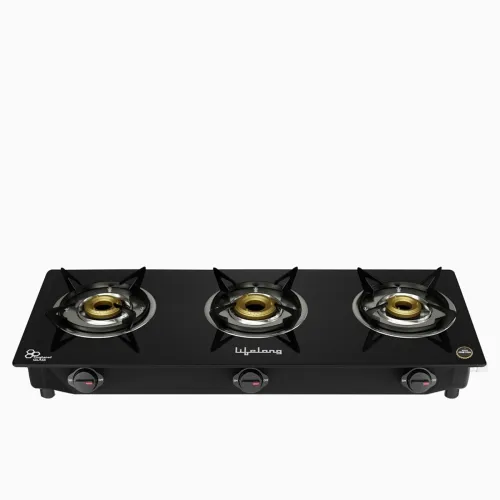 Image of Lifelong 3 Burner Open Heating Gas Stove