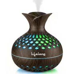 Lifelong Flower Home Humidifier & Essential Oil Diffuser | 300ml Tank Capacity | Ultrasonic Aromatherapy for Home, Offic