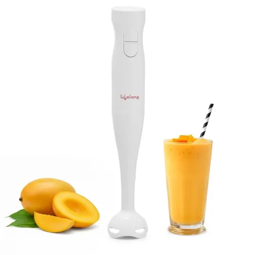 Image of Lifelong 300W Electric Hand Blender for Kitchen Detachable Stainless Steel Blade 