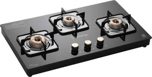 Image of Lifelong 3-Burner Glass Manual Hob Top