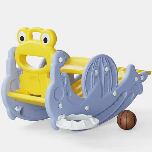 Image of Lifelong 3-in-1 Kids Slide, Rocker & Basketball Playset