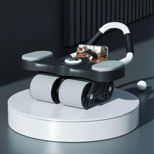 Image of Lifelong 4 Wheels ABS Roller- Abdominal Exercise Equipment 