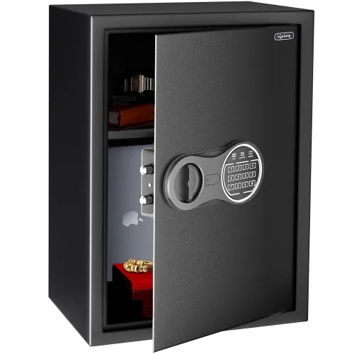 Image of Lifelong Digital Safe Locker Box 56L Black