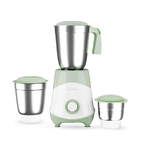 Image of Lifelong Mixer Grinder for Kitchen | 3 Jar 600Watt Mixie with Chutney Jar, Liquidizing Jar & Wet Grinder | Blender for J