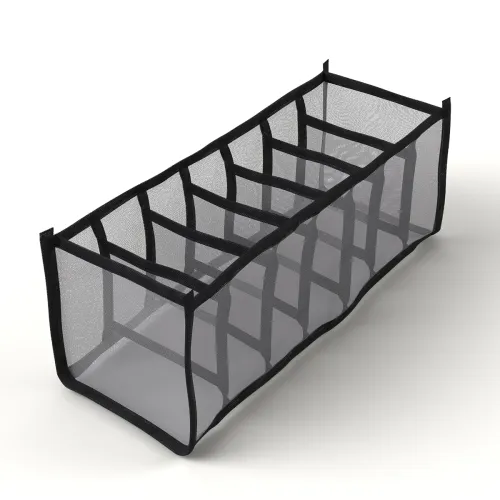 Image of Lifelong 6-Layer Foldable Storage Organizer for Clothes | Durable Nylon Mesh & Non-Woven Fabric | Almirah & Wardrobe Org