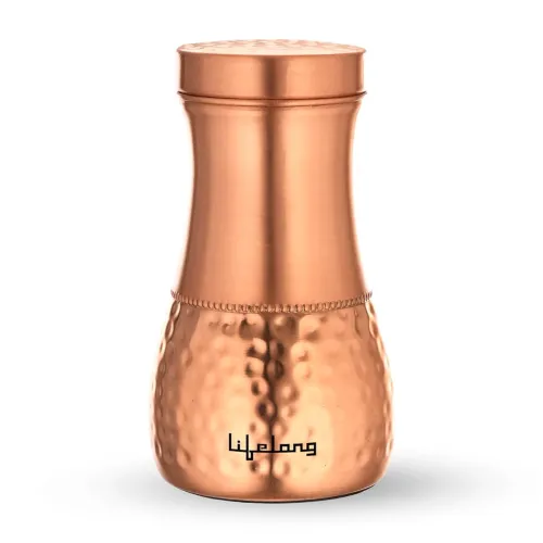 Image of Lifelong 700ml Copper Bedside Water Bottle