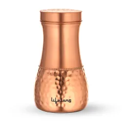 Lifelong 700ml Copper Bedside Water Bottle