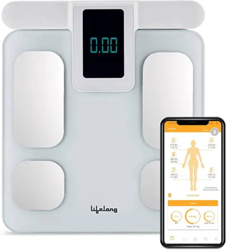Image of Lifelong 8-Electrode Smart Body Fat Scale