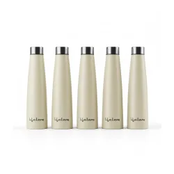 Lifelong 900ml Stainless Steel Water Bottle Pack of 5 