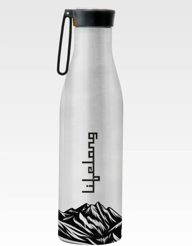 Image of Lifelong 900 ml Steel Flask (Pack of 1, Silver)
