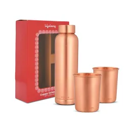 Lifelong 950 ml Copper Water Bottle So2