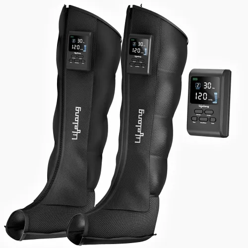 Image of Lifelong Air Compression Leg & Foot Massager Machine for Pain Relief