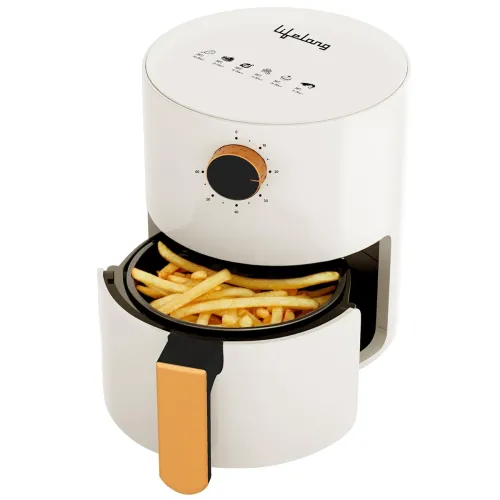 Image of Lifelong Air Fryer for Home - 800W Small Airfryer Machine to Fry Bake & Roast with Timer Control