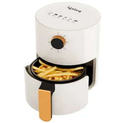 Lifelong Air Fryer for Home - 800W Small Airfryer Machine to Fry Bake & Roast with Timer Control