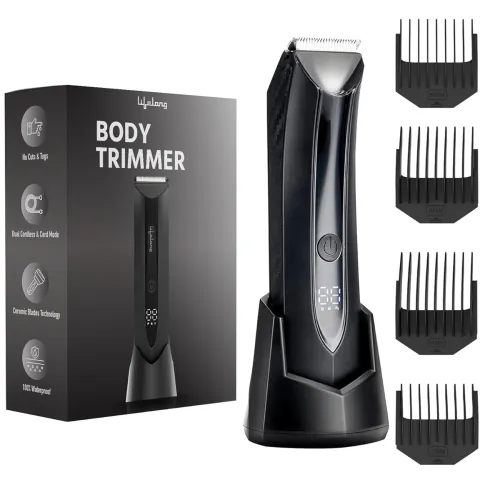 Image of Lifelong Body Trimmer for Men All in One|Private Parts & Body Trimmer for Man|Waterproof Groomer for Chest, Arms, Undera