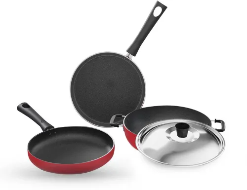 Image of Lifelong Aluminium, 3 - Piece Cookware Set 