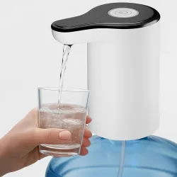 Lifelong Automatic Water Dispenser Pump for 20 Litre Bottle | USB Rechargeable Electric Water Pump with 1200mAh Battery | One Touch Operation | Portable Water Dispenser for Home, Office & Tr...